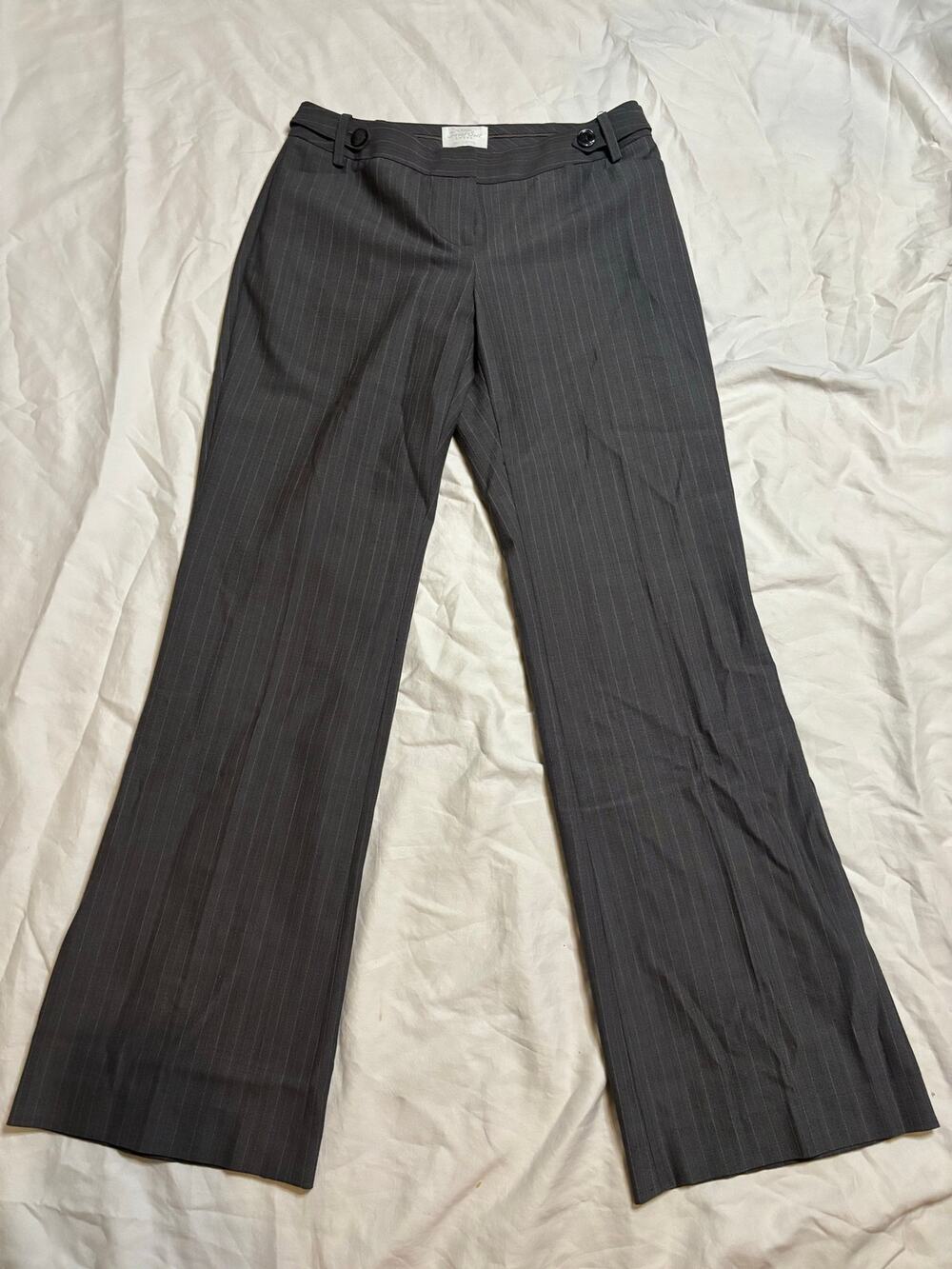 Vintage The Limited Travel Suit Lexie Fit Pinstripe Flare Dress Pants
